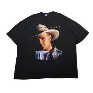 Garth Brooks 2007 World Tour T Shirt Double XL Black Graphic Concert Tee
